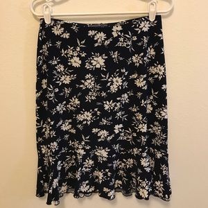 American Living Skirts - American Living Navy & White Floral Skirt American Living Skirts - American Living Navy & White Floral Skirt